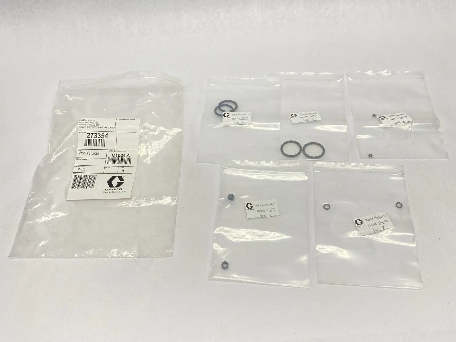 273354 | Graco  Air Cylinder Repair Kit - New Other