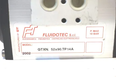 USED FLUIDOTEC GTXN. 52X90.TP14A PNEUMATIC ACTUATOR GTXN52X90TP14A