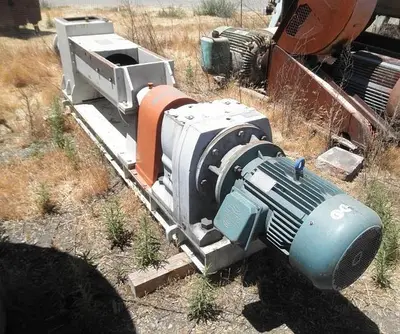 Extruder, 12" Dia, C/st, 20 HP, Vacuum, Turbo Separator, #C741813