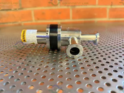 Used NOR-CAL PRODUCTS ESVP-0752-NW8 RIGHT ANGLE VALVE W/ KF 16/10 VACUUM FITTING Valves/Fittings California US | Equipment Lab #1511119