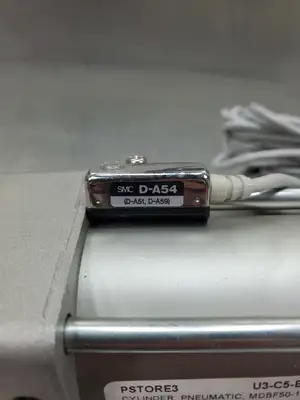 SMC MDBF50-120-A54Z Pneumatic Cylinder w/2-SMC D-A54 Reed Switches. 6B-13