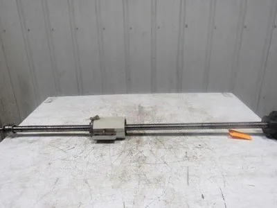 Mitsubishi 49" Z Axis Ball Screw Assembly From a M55K EDM