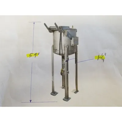 Used 16 Gallon Stainless Steel Mix Tank