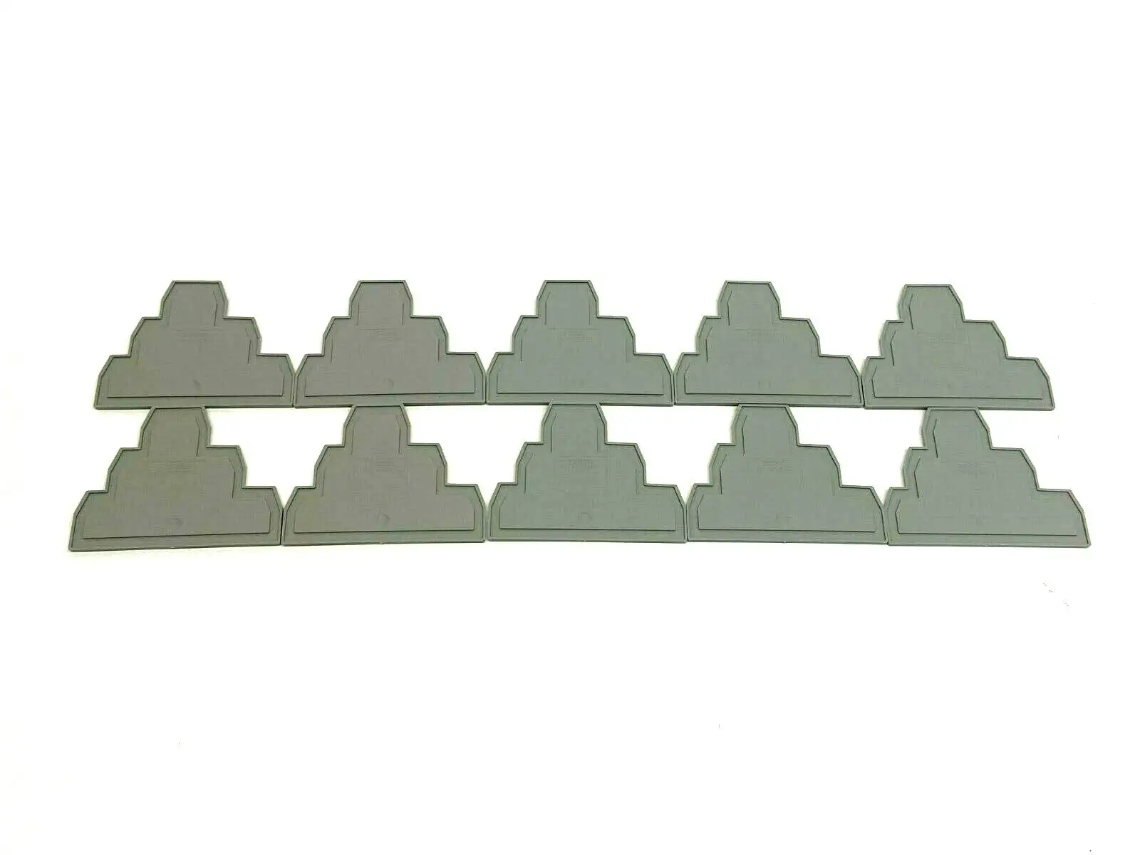 D-UT 2,5-3L | Phoenix Contact  End Cover 3214314 LOT OF 10 - Used