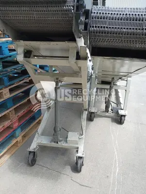 Used UNKNOWN MANUFACTURER USED 17 INCH X 15 FOOT INCLINED CONVEYOR Conveyors Missouri US | US Recycling Equipment #1323292