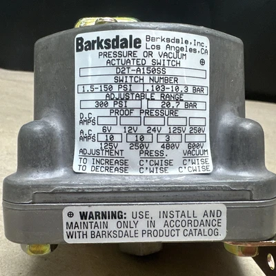 NEW Barksdale D2T-A150SS