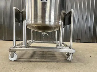 Used 158 Gallon Tank (Vessel), 316L Stainless Steel
