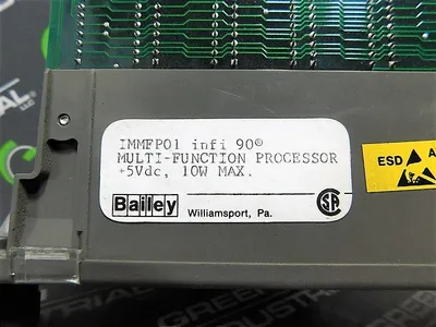 Bailey Controls IMMFP01 Multi-Function Processor Module +5Vdc 10W Max. Used