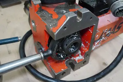 Haas Brushed Type Programmable 5C Indexer with Lever Type Collet Closer