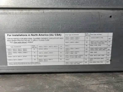 USED 2015 ABB ACS550-U1-077A-6
