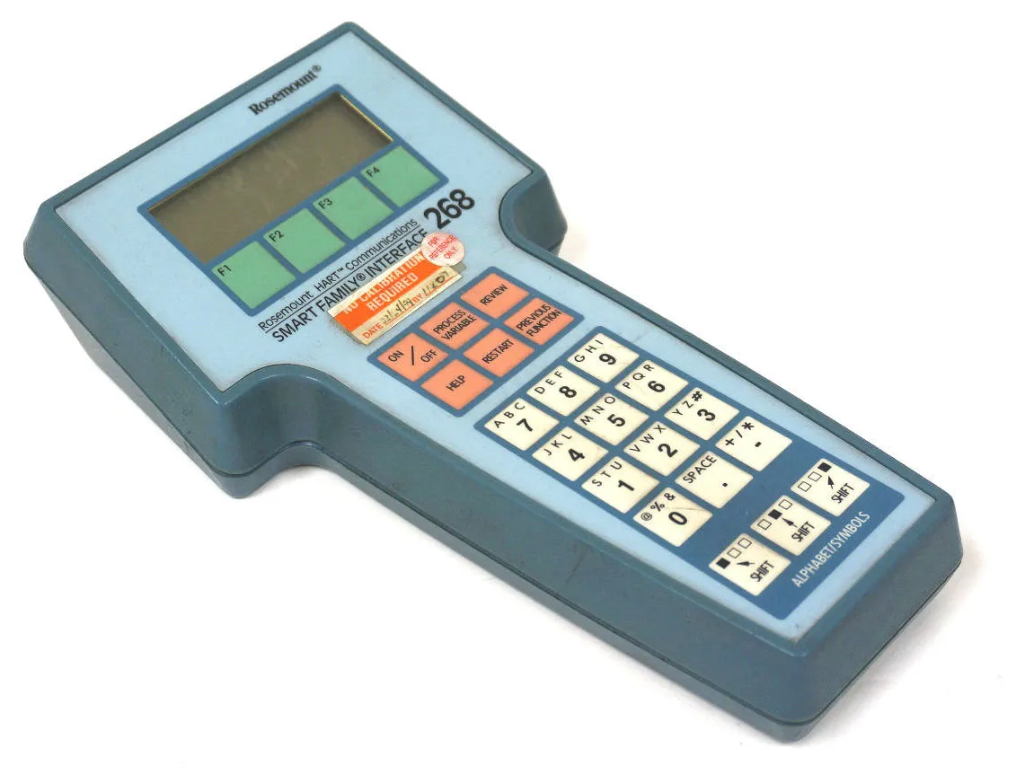 ROSEMOUNT MODEL: 268 SMART FAMILY INTERFACE HANDHELD PROGRAMMER