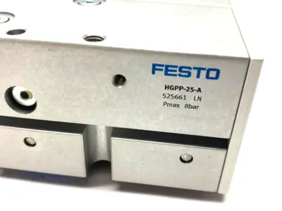USED FESTO PARALLEL GRIPPER SIZE 25, 10MM STROKE PER JAW