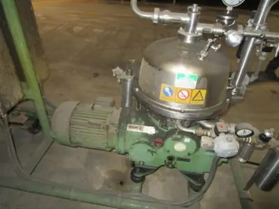 Westfalia NA 7-06-076 clarifier centrifuge, 316SS.