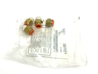 New | in-Stock SMC Male Push-to-Connect Fitting 3/8" In Tube 1/4" NPT Pump & Valve Parts Michigan US | Maverick Industrial Sales #1495896