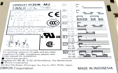 NEW OMRON H3DK-M2 TIMER 24-240VAC/DC H3DKM2
