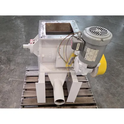 Used 10" Square Smoot Rotary Valve w/ Blow-thru Adapter