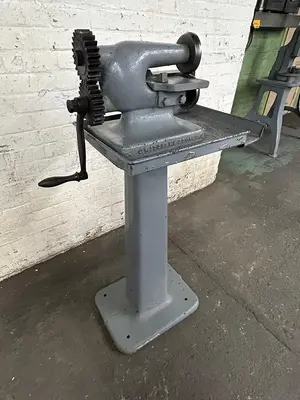 C Williams Hand Operated Floor Model Metal Working Slitter Providence R.I.