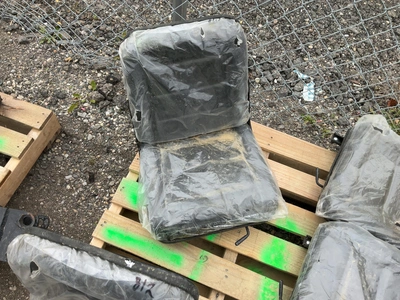 Used LOT OF (5) MINI EXCAVATOR SEATS Construction Equipment Parts Michigan US | Miedema Asset Management Group #1579273
