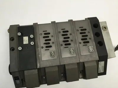 261-707-060-0 / 261-209-060-0 | Rexroth 261-707-060-0 Teknik AB Pneumatic Solenoid Valve Manifold, 261-209-060-0 - Used