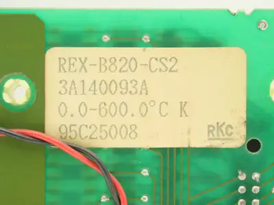 RKC Instrument REX-B820-CS2 Temperature Controller Circuit Board 0-600 Degrees C