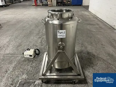 USED Pope Scientific 50 Liter Pope Bioreactor, 316L S/S, 100/100#