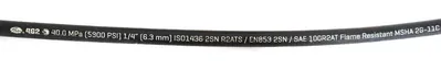 NEW GATES EN853-2SN HOSE 34FT 1/4"ID ISO1436-2SN-R2ATS SAE 100R2AT MSHA 2G-11C