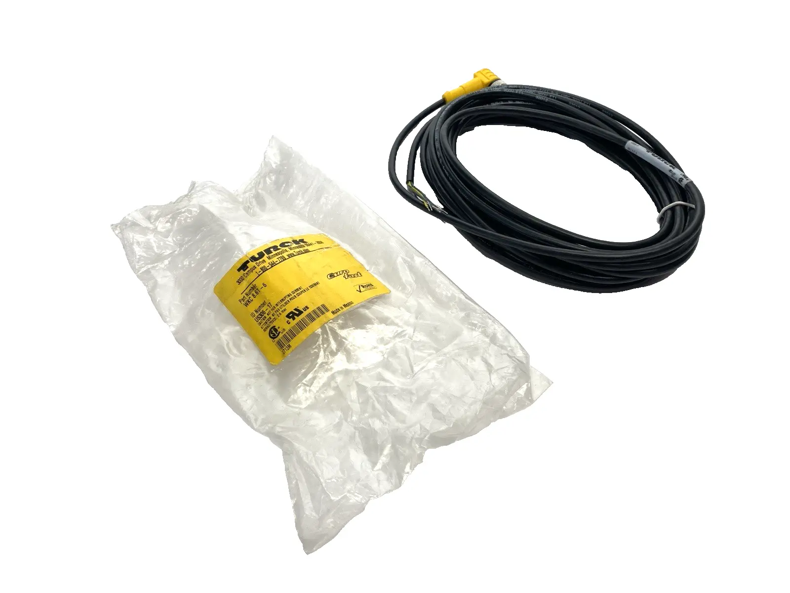 New | in-Stock Turck EuroFast Cable Cordset Single-Ended M12 Female U5306-17 Misc Electrical & Power Parts Michigan US | Maverick Industrial Sales #1395969