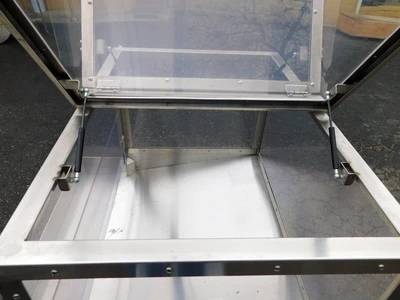 USED UNSCRAMBLING HOPPER 48" BOTTLE HOPPER
