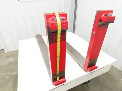 Bolzoni QQE 190830 5x48" Class 3 Steel Forklift Forks 20" Carriage 1-Pair READ