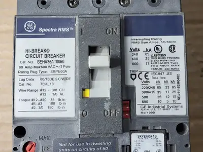 USED GENERAL ELECTRIC SEHA36AT0060