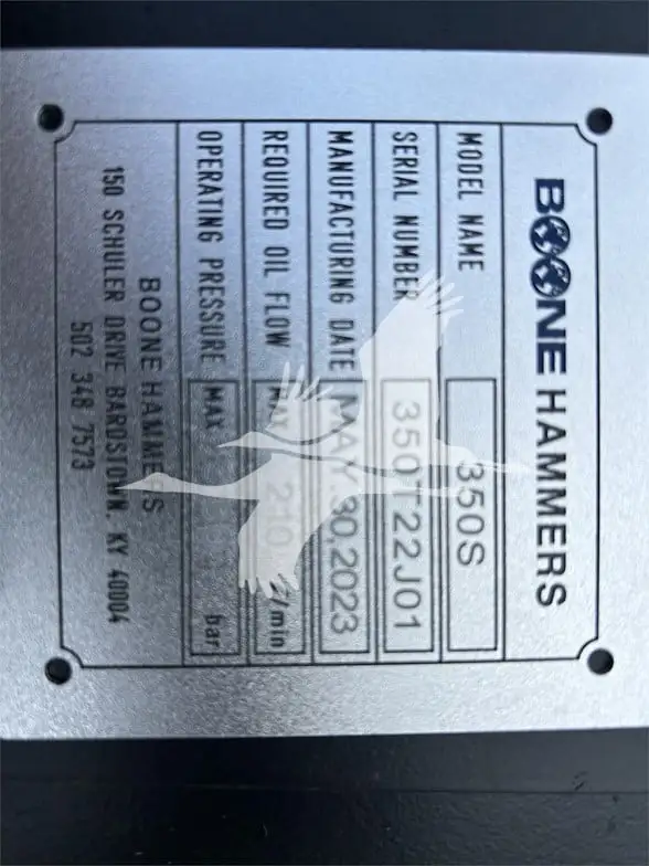 USED 2023 BOONE HAMMERS 350S