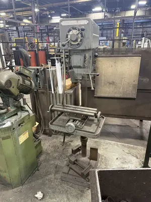 15" DELTA MODEL #15-655 VARIABLE SPEED SINGLE SPINDLE DRILL PRESS: YOBRO #24257