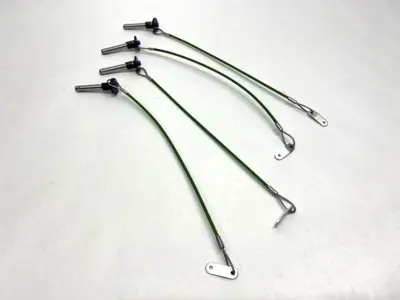 USED JERGENS BUTTON HANDLE 5/16" X 1.25" LOT OF 4