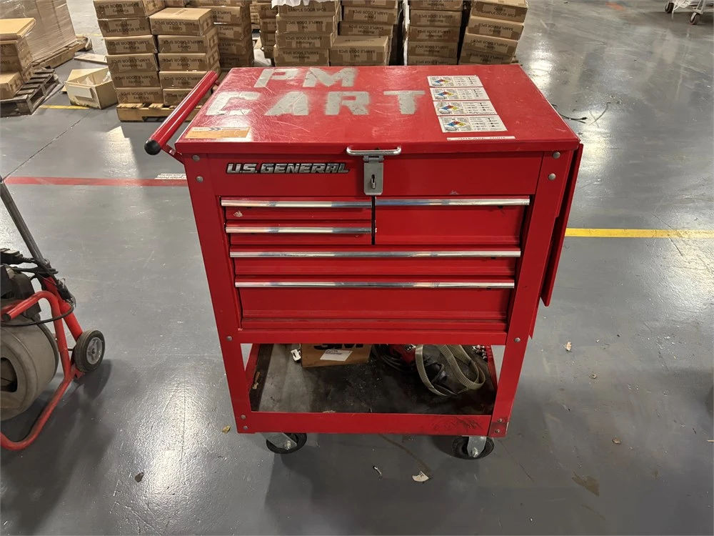 US General Rolling Tool Chest with Contents