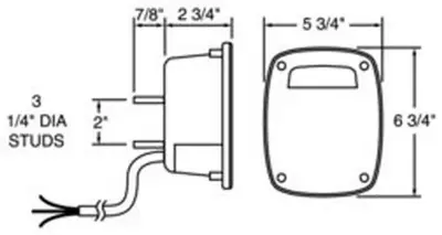 New | in-Stock AFTERMARKET 4027 TAIL, STOP, TURN SIGNAL, LAMP / UNIVERSAL, RED Miscellaneous Trucks/Trailers Pennsylvania US | East West Machinery & Drilling #1415901