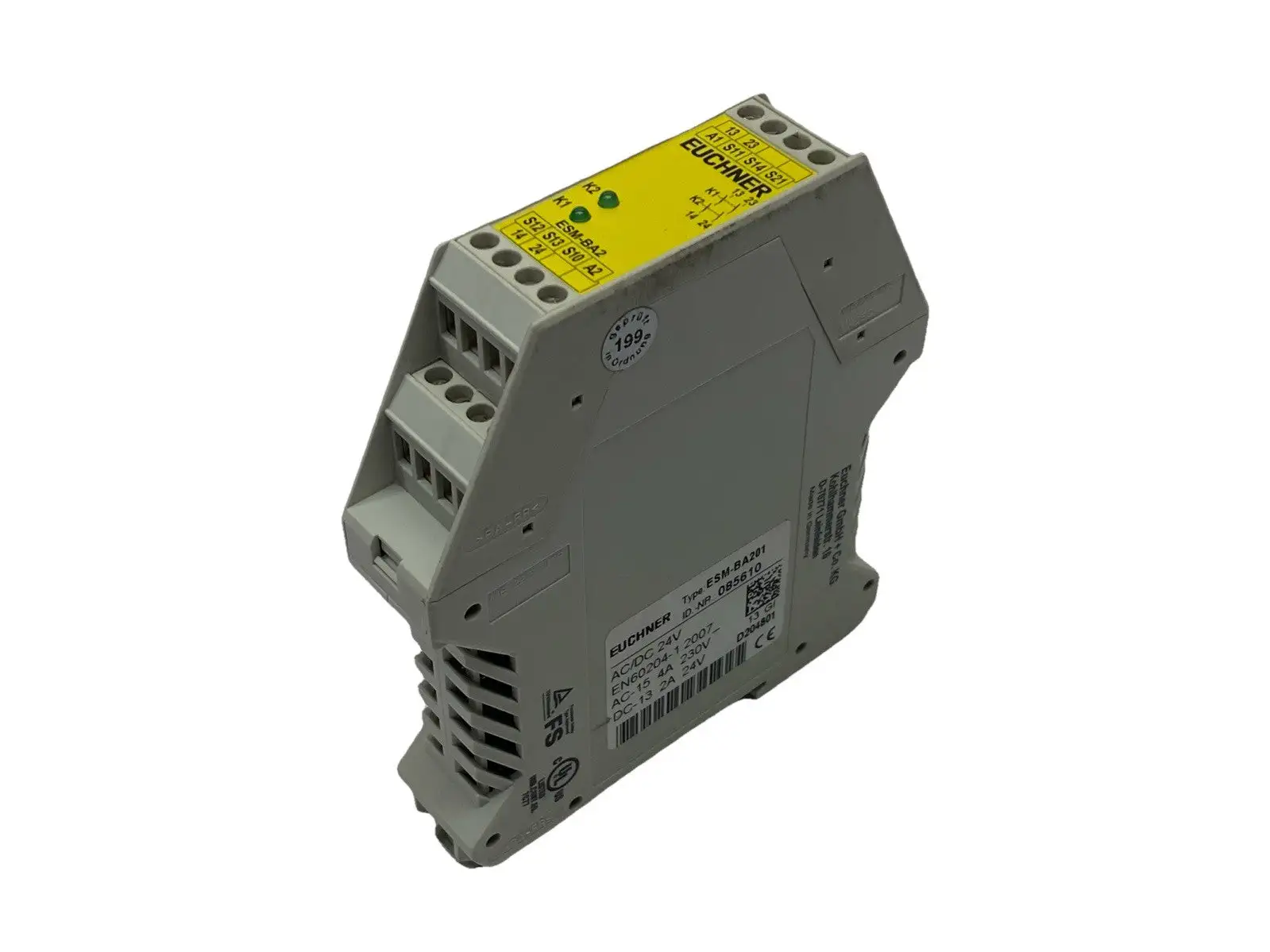 ESM-BA2,085610 | Euchner ESM-BA2 Safety Relay 24V 085610 - Used