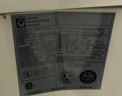 USED CARRIER 38BK018300