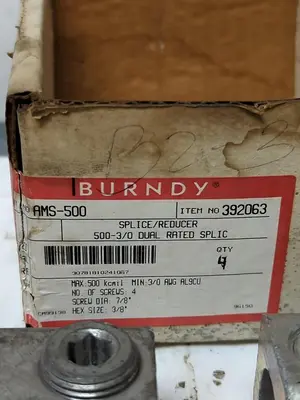 New | in-Stock BURNDY AMS-500 Miscellaneous Equipment (Electrical & Power) | Surplus Asset Holdings #1192877