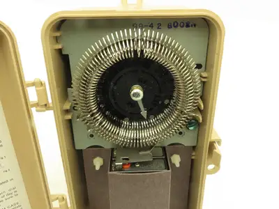 Tork 8002N 24 Hour Mechanical Dial Timer Switch DPST 20A 120V Outdoor