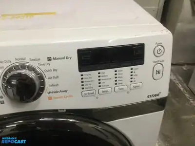USED SAMSUNG STEAM FRONT LOAD GAS DRYER ENERGY STAR HIGH EFFICIENCY