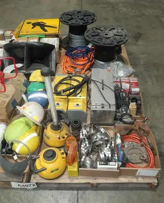 4 PALLETS OF ASSORTED SHOP SUPPLIES AND PPE