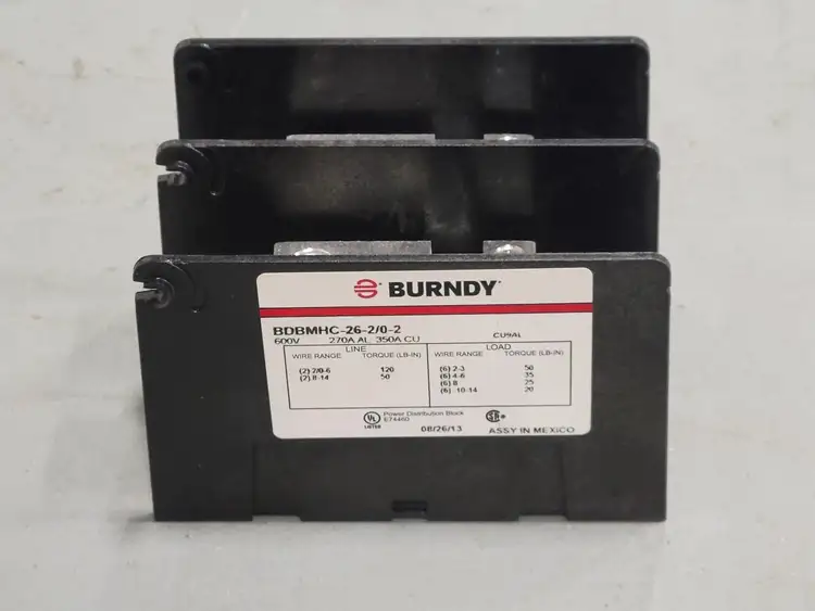 New | in-Stock BURNDY BDBMHC262/02 Parts British Columbia CA | Lenmark #270200