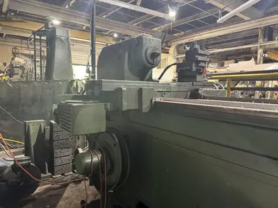 42/137" X 96/264" LEBLOND #4025 HEAVY DUTY SLIDING GAP ENGINE LATHE. STOCK #0888725