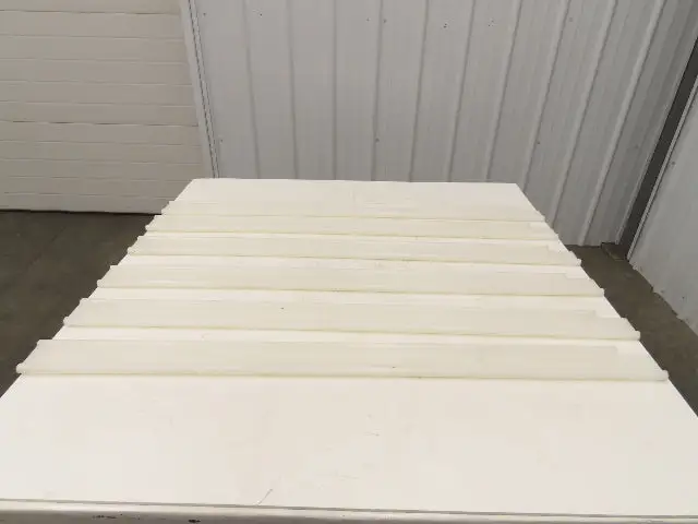 PTFE Conveyor Nylon Slide Guard 3/4"Dia Edge 3-1/2"Height 47-1/2"Length Lot of 6