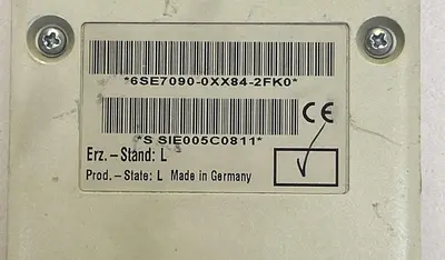 USED SIEMENS 6SE7090-0XX84-2FK0