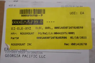 NEW Emerson Rosemount R-214C*51800765/ 0091A030T26T020DR06 STOCK G76