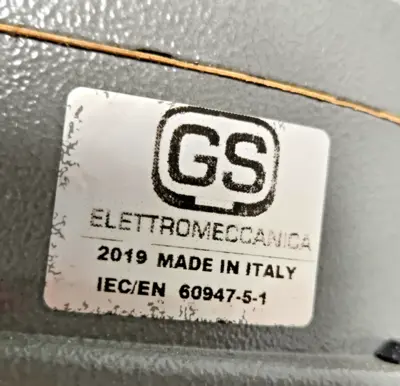 Elettromeccanica 60947-5-1 HEAVY DUTY FOOT SWITCH pedal Italy