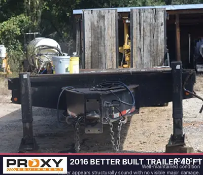 Used 2016 BETTER BUILT TRAILER 40 FT Flatbed Trailers Florida US | Proxy Equipment #1381949