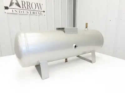 SMC VBAT38A1-RV Pneumatic Air Tank 1 Bar 145PSI 10 Gallon Capacity Compressed