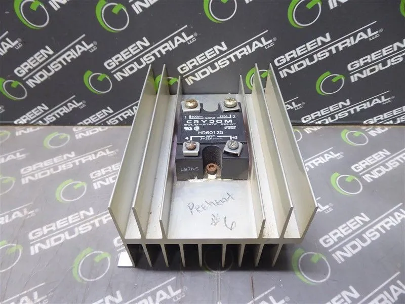Crydom HD60125 Solid State Relay 600VAC 125A Used